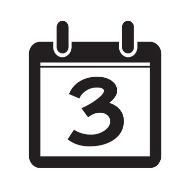 Takvim simgesini illüstrasyon işareti tasarım stili Tarih