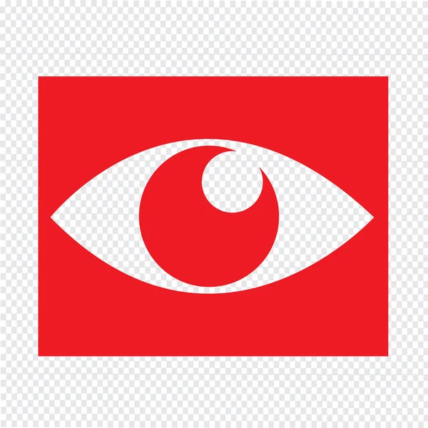Göz simgesi illüstrasyon işareti stil tasarım