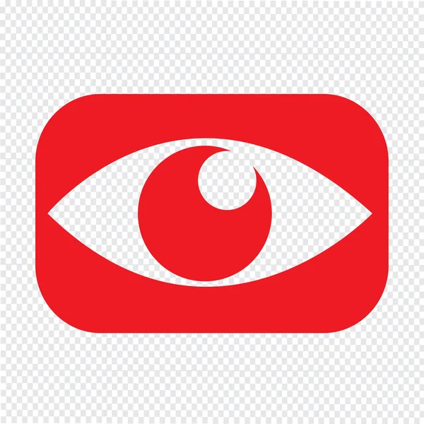 Göz simgesi illüstrasyon işareti stil tasarım