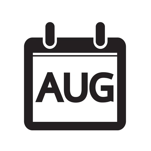 Měsíc kalendáře ikona ilustrace znamení design styl — Stockový vektor