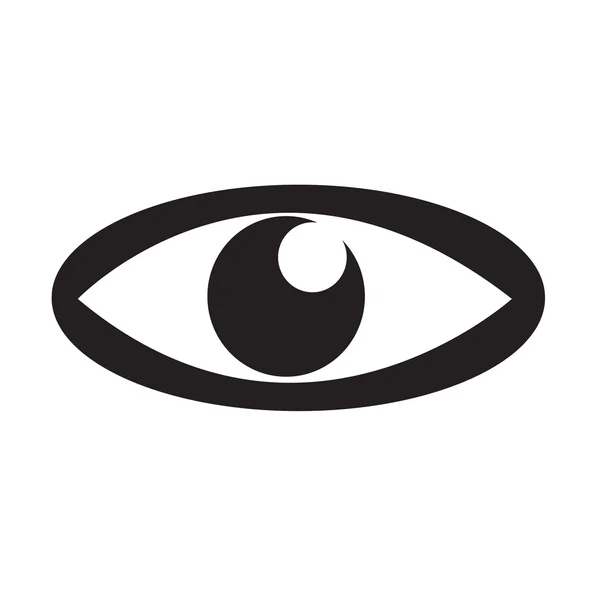 Auge Symbol Illustration Zeichen Design Stil — Stockvektor