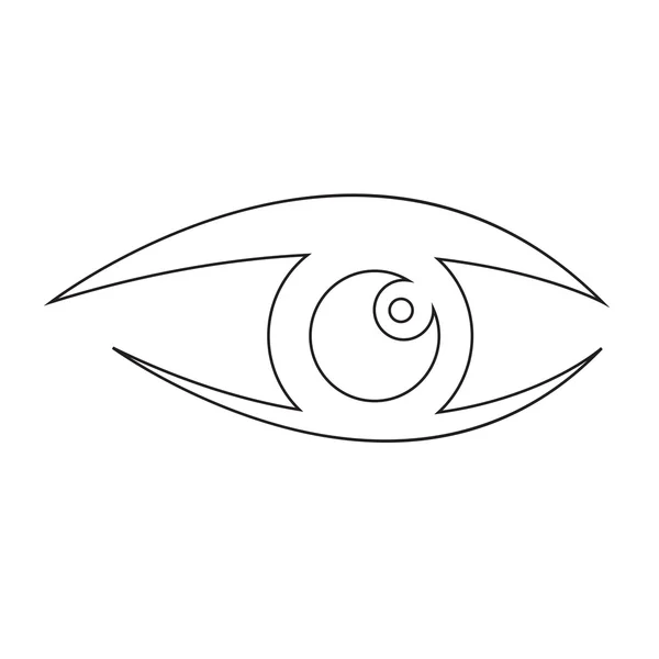 Eye icon illustration — Stock Vector