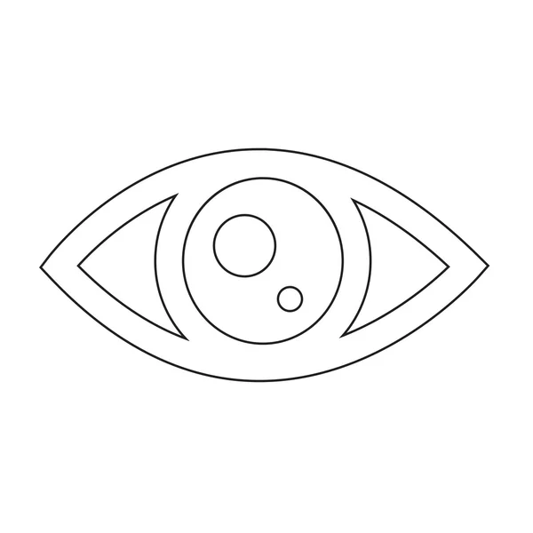 Ögonikon Illustration — Stock vektor