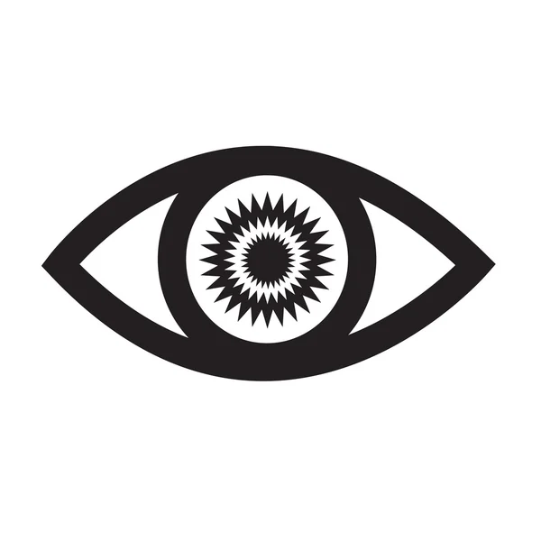 Icono del ojo Ilustración — Archivo Imágenes Vectoriales