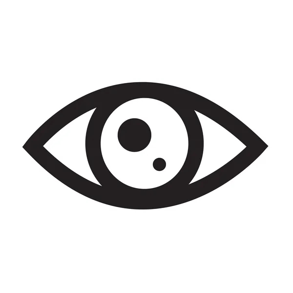 Ilustração do ícone do olho — Vetor de Stock