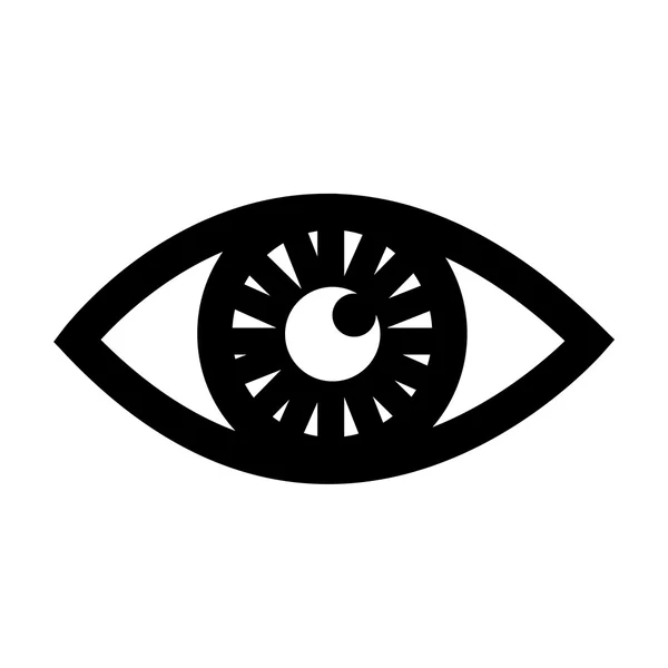 Göz Simgesi İllüstrasyonu — Stok Vektör