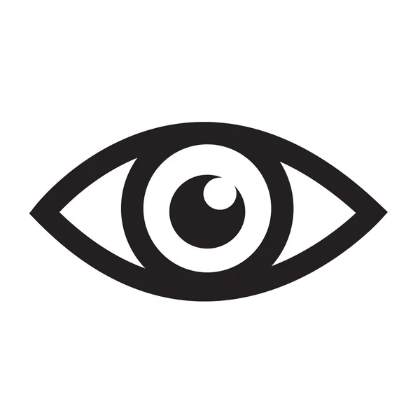 Auge Symbol Illustration Zeichen Design Stil — Stockvektor