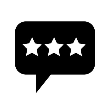 Konuşma balonu simgesinin illüstrasyon simge tasarım