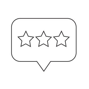 Konuşma balonu simgesinin illüstrasyon simge tasarım