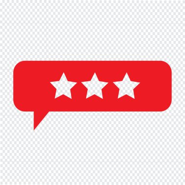 Konuşma balonu simgesinin illüstrasyon simge tasarım