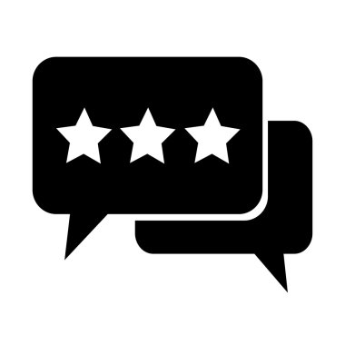 Konuşma balonu simgesinin illüstrasyon simge tasarım