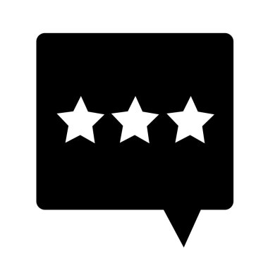 Konuşma balonu simgesinin illüstrasyon simge tasarım