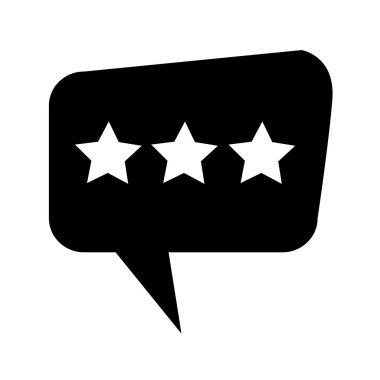 Konuşma balonu simgesinin illüstrasyon simge tasarım