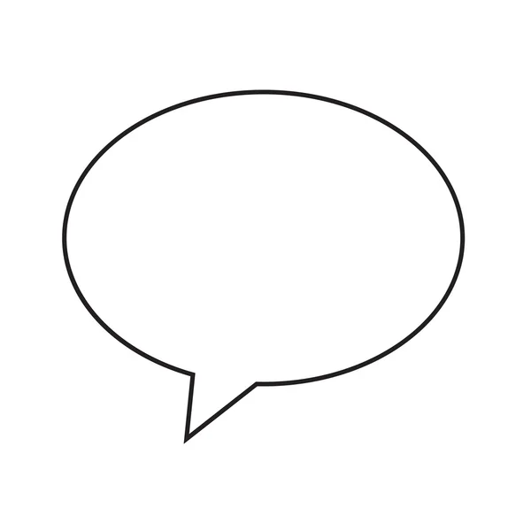 Pictogram illustratie symbool ontwerp van de zeepbel van de spraak — Stockvector