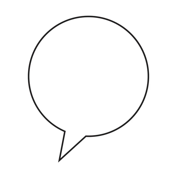 Pictogram illustratie symbool ontwerp van de zeepbel van de spraak — Stockvector