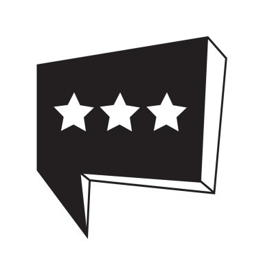 Konuşma balonu simgesinin illüstrasyon simge tasarım