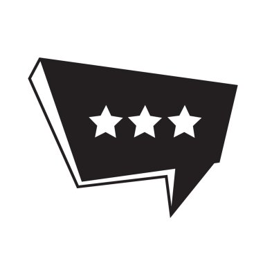 Konuşma balonu simgesinin illüstrasyon simge tasarım