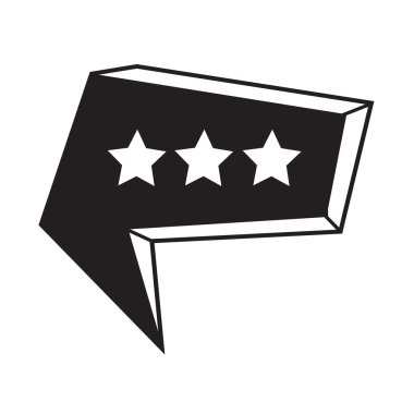 Konuşma balonu simgesinin illüstrasyon simge tasarım