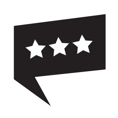 Konuşma balonu simgesinin illüstrasyon simge tasarım