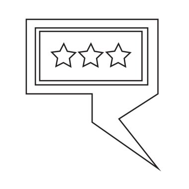 Konuşma balonu simgesinin illüstrasyon simge tasarım