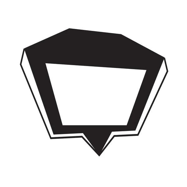 Mowy bąbelek ikona ilustracja symbol projektu — Wektor stockowy