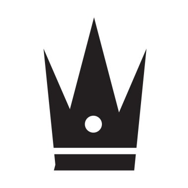 Taç simge illüstrasyon tasarım