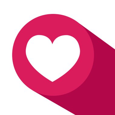 Kalp simgesi illüstrasyon işareti tasarım