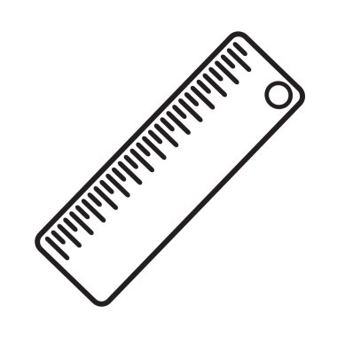 Cetvel simgesi illüstrasyon işareti Tasarla