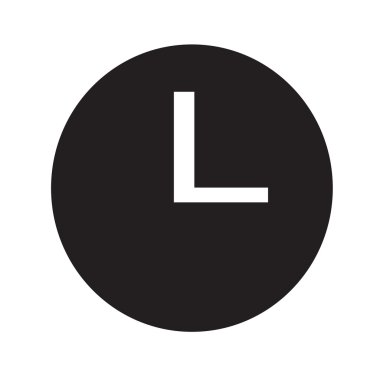 Saat saat simgesi illüstrasyon işareti tasarım