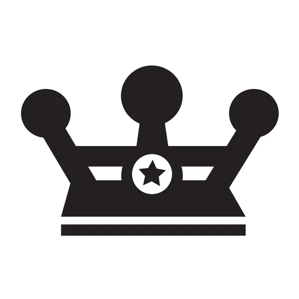 Crown icon Illustration design — Stock Vector