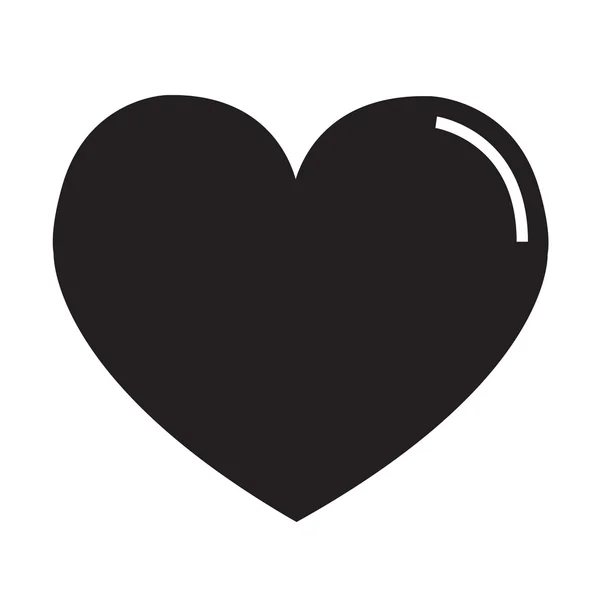 Значок серця Дизайн знаку ілюстрації — стоковий вектор