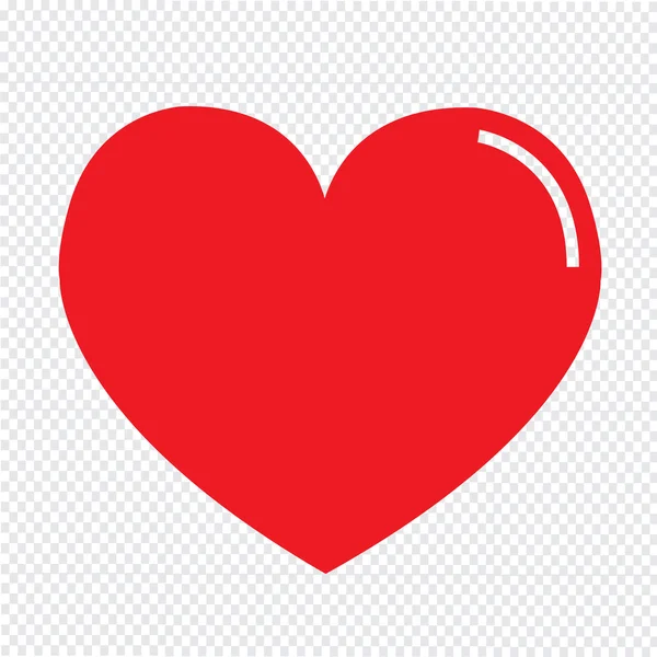 Srdce ikona ilustrace znak design — Stockový vektor