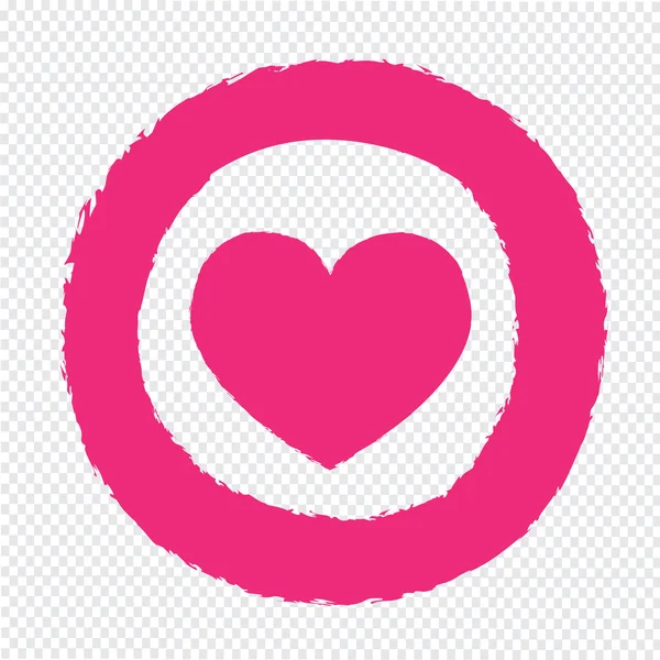 Heart Icon Illustration design — Stock Vector