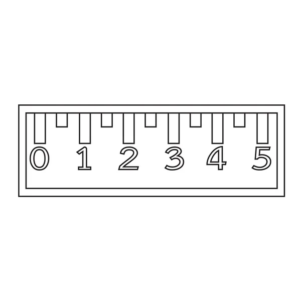 Lineal Symbol Illustration Zeichen Design — Stockvektor