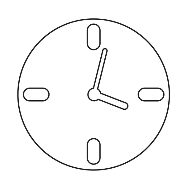 Піктограма годинника часу Дизайн знаку ілюстрації — стоковий вектор