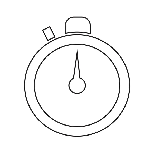 Icono de reloj de tiempo Ilustración signo de diseño — Archivo Imágenes Vectoriales