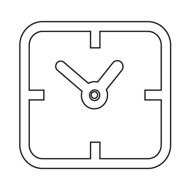 Saat saat simgesi illüstrasyon işareti tasarım — Stok Vektör