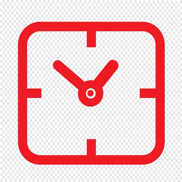 Time Clock icon Illustration sign design — Stock Vector