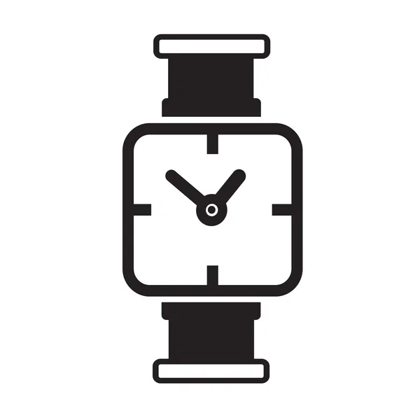 Icono de reloj de tiempo Ilustración signo de diseño — Archivo Imágenes Vectoriales