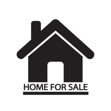 Satılık ana sayfa simge illüstrasyon tasarım