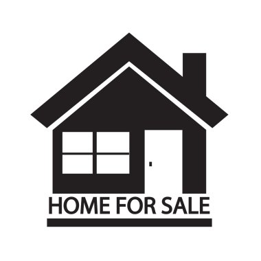 Satılık ana sayfa simge illüstrasyon tasarım