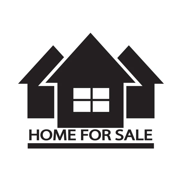 Home te koop pictogram afbeelding ontwerp — Stockvector