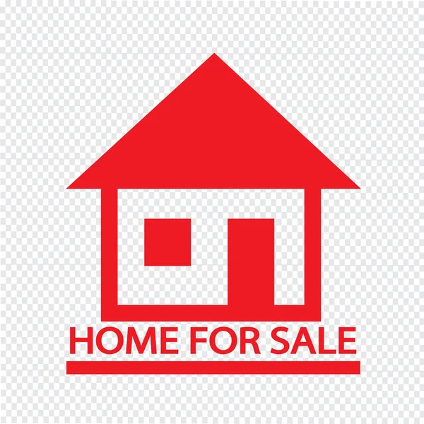 Home For Sale icon Illustration design — Stock Vector