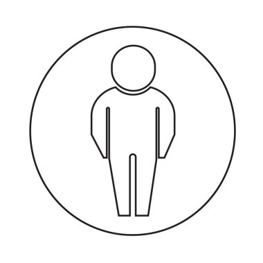 insanlar simge çizimi tasarımı