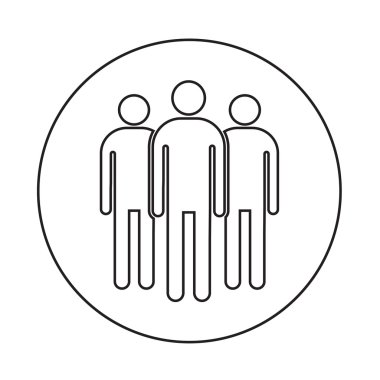 Adam simge illüstrasyon tasarım