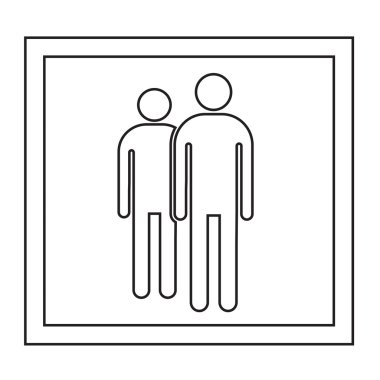 Adam simge illüstrasyon tasarım