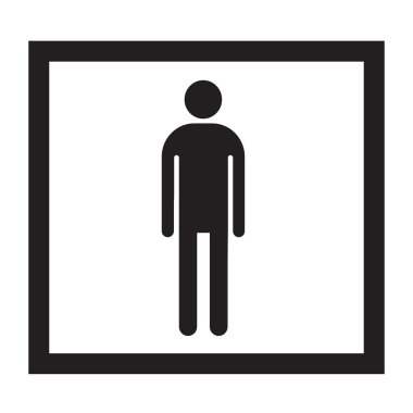 Adam simge illüstrasyon tasarım