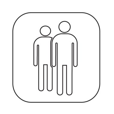 Adam simge illüstrasyon tasarım