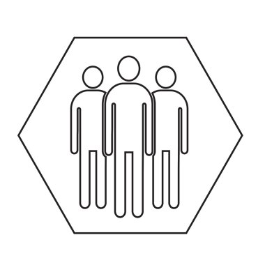 Adam simge illüstrasyon tasarım