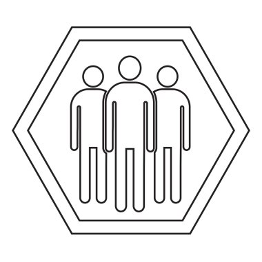 Adam simge illüstrasyon tasarım